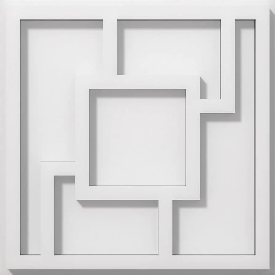 Decorative Ceiling Medallion – Square, 10 in. x 10 in - Yalz Store