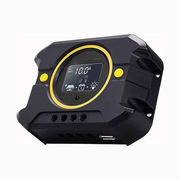 10A PWM Solar Charge Controller – 12V / 24V with Display & USB Port - Yalz Store