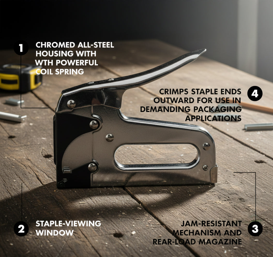 Heavy-Duty Manual Staple Gun - Yalz Store