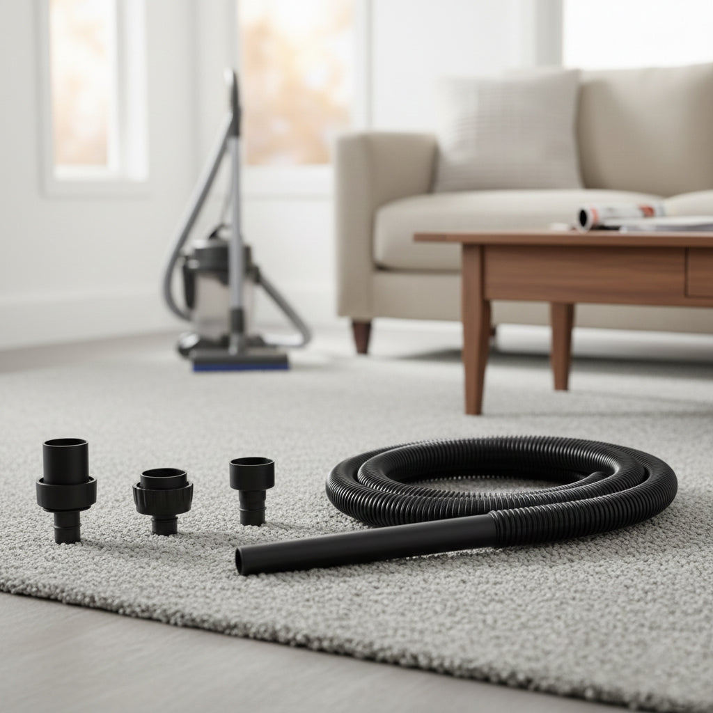 8‑Foot Plastic Vacuum Hose with Locking Inlets - Yalz Store