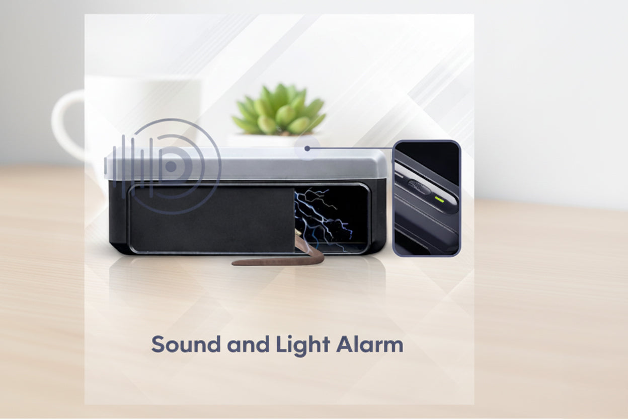 Electric Rodent Trap for Indoor & Outdoor Use – Instant Kill Mouse & Rat Zapper with Sound & Light Alarm, Waterproof IPX4, Battery or USB Powered - Yalz Store