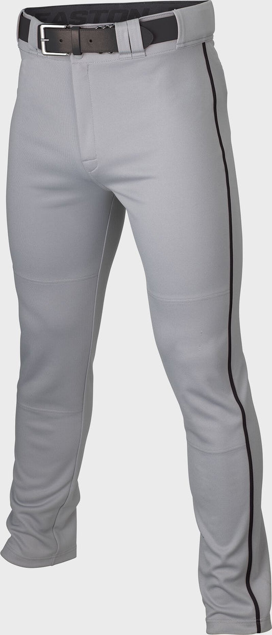 Easton | RIVAL+ Piped Baseball Pant | Grey/Black | Youth | Large