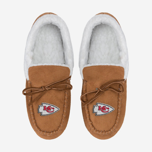 Fur Lined Closed Back Moccasin Slippers - Yalz Store