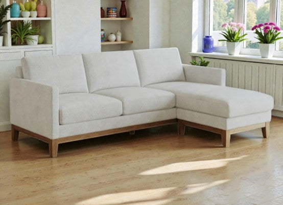 Herndon Murphy Reversible Sectional Sofa – Cream - Yalz Store