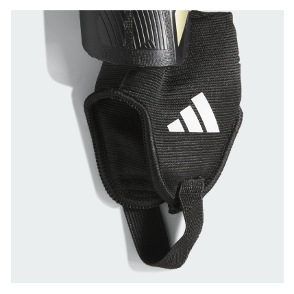 adidas unisex-kids Tiro Match Shinguard, Black/Gold Metallic/White, Large - Yalz Store