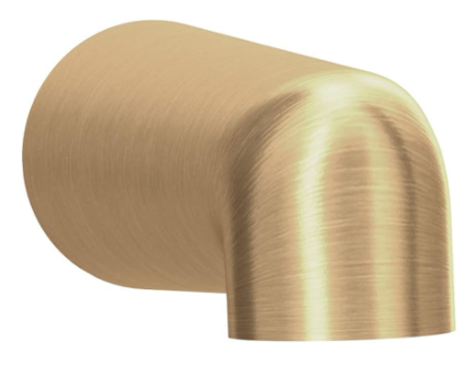 067-BBZ Dia Non-Diverter Tub Spout in Brushed Bronze Large - Yalz Store