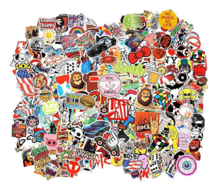 155PCS Cool Random Stickers Pack – Waterproof Vinyl Decals for Laptop, Luggage, Skateboard, Bike, Car, Helmet – Bulk Variety for Boys, Teens, Adults, Men - Yalz Store