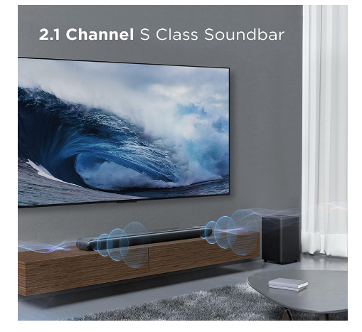 2.1 Channel Sound Bar with Wireless Subwoofer, DTS Virtual:X, Bluetooth, Wall Mount, Black – Model S4210– Limited Time Offer – Free Shipping USA - Yalz Store