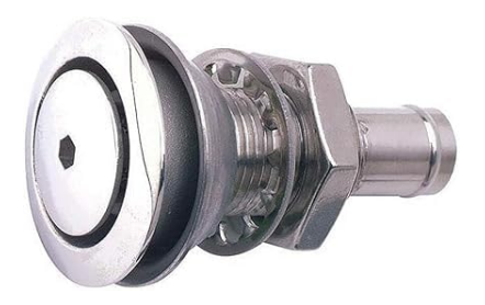 316 Stainless Steel Flush-Mount Fuel Vent, 3.25 Inch, Marine-Grade, Corrosion Resistant - Yalz Store