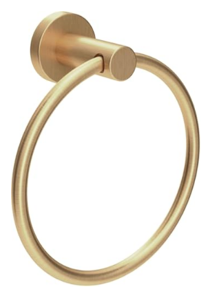 353TR-BBZ Dia Wall-Mounted Towel Ring in Brushed Bronze - Yalz Store
