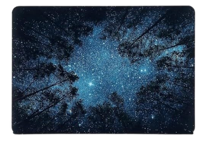 3D Matte Clear Hard Shell Case with Keyboard Cover – Garden Floral Design – Touch ID Compatible - Yalz Store