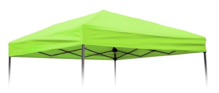 8' x 8' Square Replacement Canopy Gazebo Top in Light Green (ONLY fits Trademark Innovations 10' Slant Leg Canopy Frame) - Yalz Store
