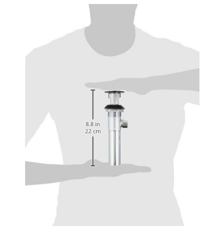 972022J All Metal Drain Assembly, Brushed Nickel - Yalz Store