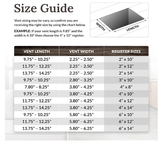 4x14 Inch Floor Register – Oriental Style Steel Plated Vent Grate, Bright Brass Finish, Decorative HVAC Cover (1-Pack) - Yalz Store