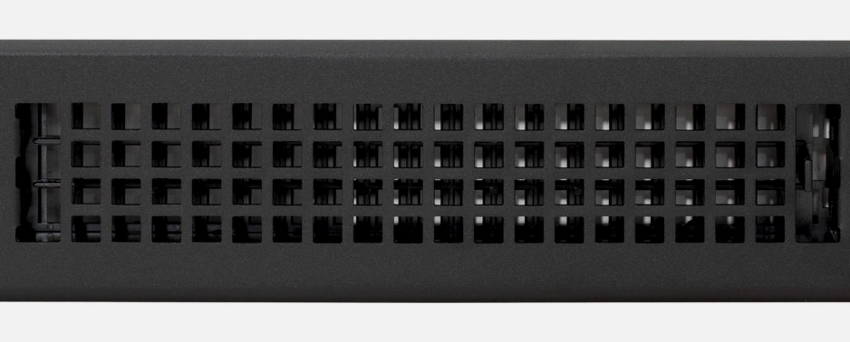 2x12 Inch Floor Vent Register – Heavy-Duty Steel HVAC Floor Grille, Rust-Resistant Black Finish - Yalz Store