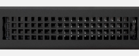 2x12 Inch Floor Vent Register – Heavy-Duty Steel HVAC Floor Grille, Rust-Resistant Black Finish - Yalz Store