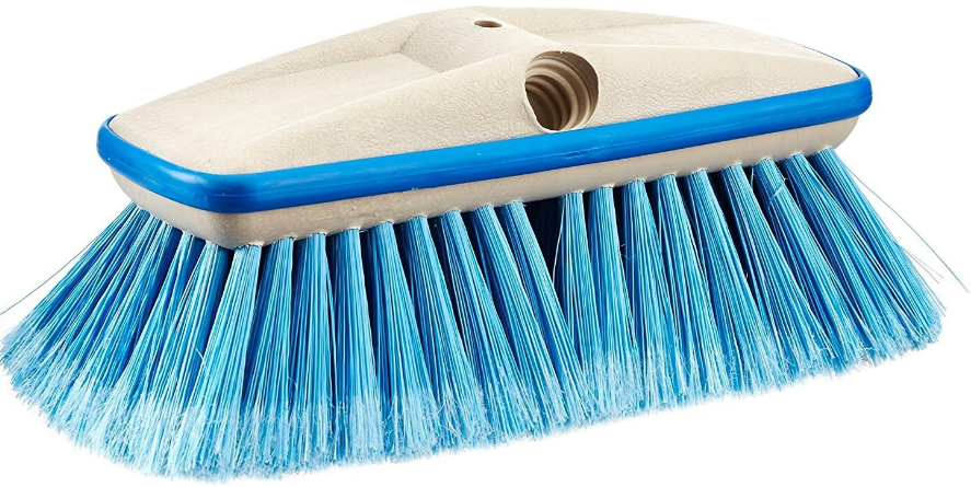 Premium 8 Inch Wash Brush Head – Medium Bristles, Bumper Guard, Dual Pole Compatibility - Yalz Store