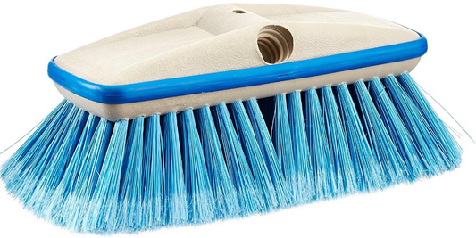 Premium 8 Inch Wash Brush Head – Medium Bristles, Bumper Guard, Dual Pole Compatibility - Yalz Store