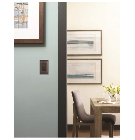 Oil Rubbed Bronze Rocker Switch Wall Plate, Single Decora Light Switch Cover, Decorative Metal Wall Plate for Home & Office, 1-Gang - Yalz Store