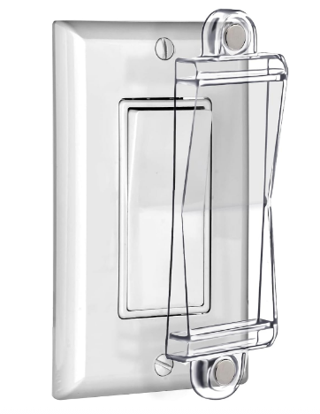 Clear Light Switch Guard Cover for Flat Wall Switches, Child Safety Switch Protector, Transparent Outlet Switch Cover, 1 Piece - Yalz Store