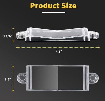 Clear Light Switch Guard Cover for Flat Wall Switches, Child Safety Switch Protector, Transparent Outlet Switch Cover, 1 Piece - Yalz Store