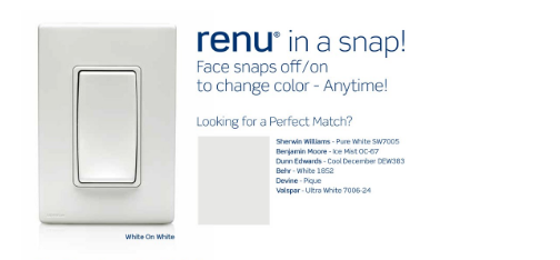 Leviton Renu 4-Way Toggle Light Switch, 15 A, 120/277 VAC, White on White – RE154-WW - Yalz Store