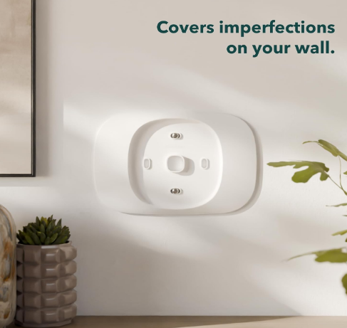 Smart Thermostat Trim Plate Accessory – Wall Plate Cover for Programmable WiFi Thermostat (Essential Only) - Yalz Store