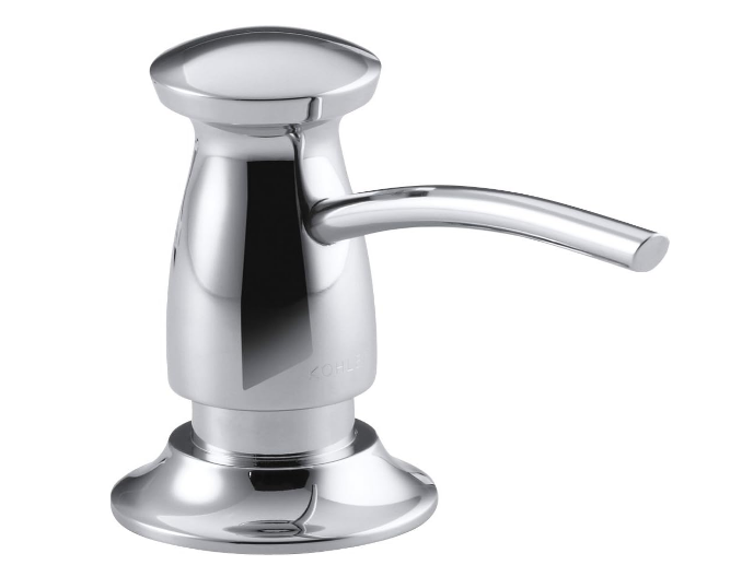 Transitional Wall Mounted Soap & Lotion Dispenser, Refillable Bathroom Soap Dispenser, Sleek Modern Design, Durable Construction, Single Pump, 1 Pack - Yalz Store