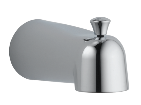 Tub Spout with Pull-Up Diverter, Stainless Steel Bathroom Faucet Spout, Easy Installation - Yalz Store