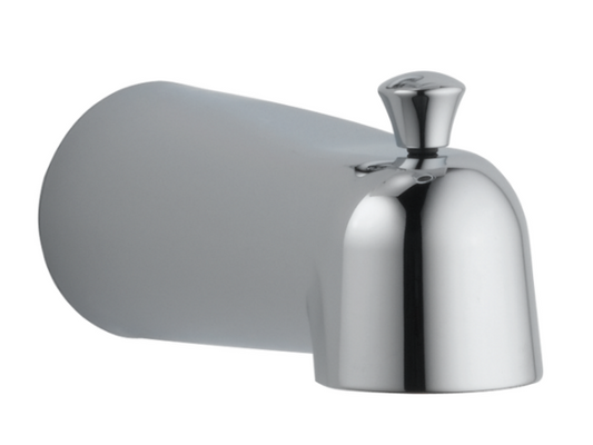 Tub Spout with Pull-Up Diverter, Stainless Steel Bathroom Faucet Spout, Easy Installation - Yalz Store