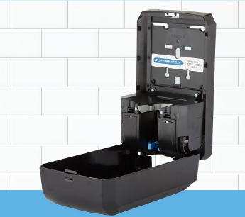 Automatic Soap Dispenser, Wall Mounted Touchless Soap Dispenser, Black, Battery Powered, Easy Installation & Low Maintenance - Yalz Store