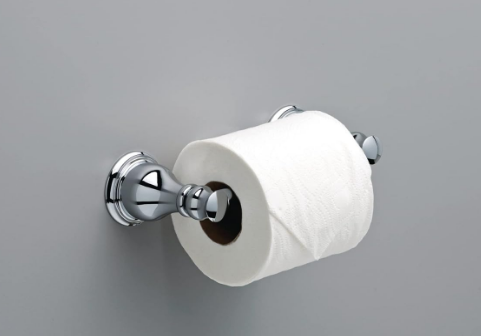 Wall Mount Pivot Arm Toilet Paper Holder, Polished Chrome Bathroom Hardware Accessory - Yalz Store