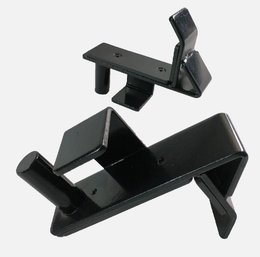 J-Hooks Barbell Holders for Power Rack, 2×2 in Square Tube - Yalz Store