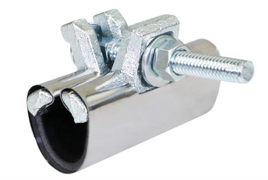 Pipe Repair Clamp 1 Inch, Single Bolt, 3” Long, Stainless Steel Water Pipe Leak Repair Clamp for Copper, PVC & Steel Pipes - Yalz Store
