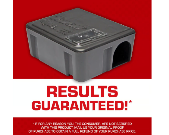 Rat & Mouse Killer Refillable Bait Station, Child & Dog Resistant, Tamper-Resistant Indoor & Outdoor Rodent Control with Clear Monitoring Window, 1 Station & 15 Bait Blocks - Yalz Store