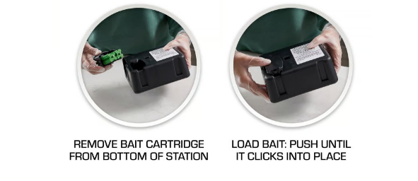 Rat & Mouse Killer Refillable Bait Station, Child & Dog Resistant, Tamper-Resistant Indoor & Outdoor Rodent Control with Clear Monitoring Window, 1 Station & 15 Bait Blocks - Yalz Store