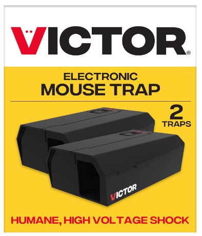 Humane Electric Mouse Traps for Indoor Home Use, No-Touch Design, Fast & Effective Mouse Control, Pack of 2 - Yalz Store