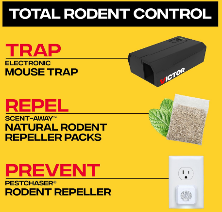 Humane Electric Mouse Traps for Indoor Home Use, No-Touch Design, Fast & Effective Mouse Control, Pack of 2 - Yalz Store