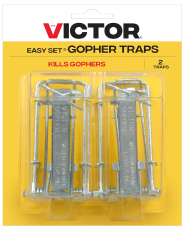 Easy Set Weather-Resistant Outdoor Gopher Trap, Versatile Yard Gopher Killer Trap, Fast & Effective Gopher Control, 2-Pack - Yalz Store