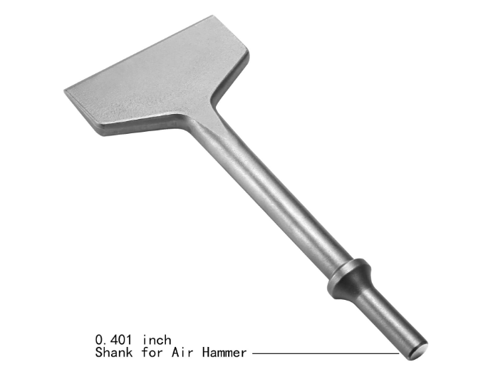 Wide Chisel Tile Removal Tool, Chisel Drill Bit for Wall & Floor Thin Layer Removal, Slotting Chisel Renovation Spatula Tool