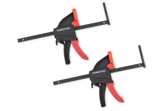 2-Pack Tracksaw Track Guide Rail Clamps, 8-3/4 Inch Quick Release Clamps for Circular Saw Guide Rail Systems, Woodworking