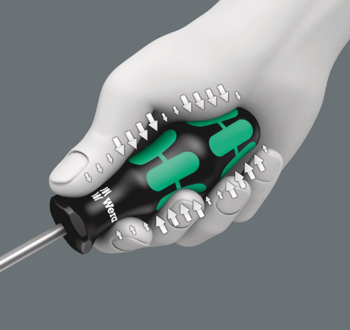 Kraftform Plus 335 Slotted Screwdriver, 5.5 mm Flat Head, 5-Inch Blade Length