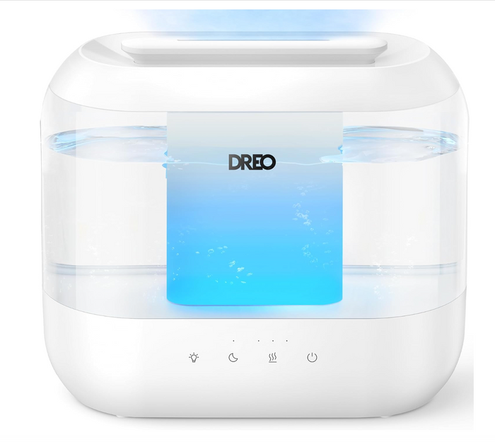 Dreo 4L Cool Mist Humidifier for Bedroom White
