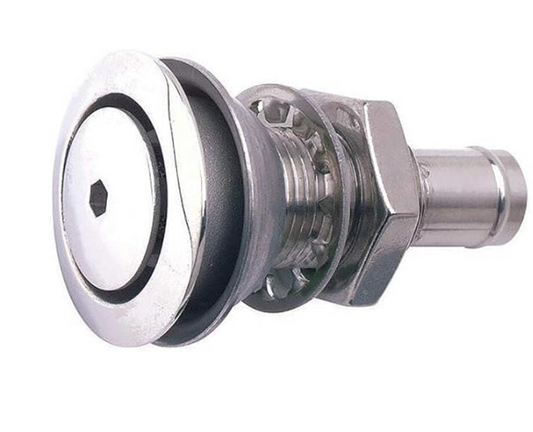 Attwood Enhanced 316 Stainless Steel Alloy Flush-Mount Fuel Vent, 3 1/4-Inch - Yalz Store