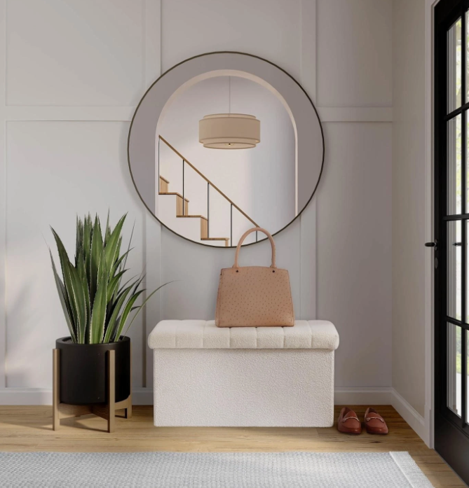 SEVILLE WHT FOLDING TRUNK