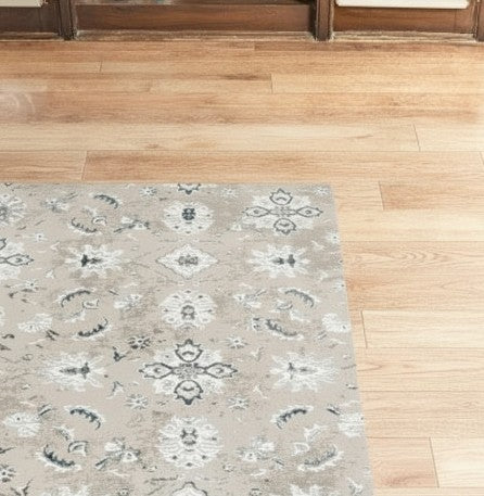 Elegant Gray Area Rug – Large 7'10" × 10' – Modern Home Décor– Limited Time Offer – Free Shipping USA - Yalz Store