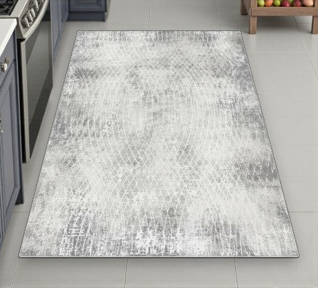 Modern Distressed Gray Area Rug 7 ft. 10 in. × 10 ft – Limited Time Offer – Free Shipping USA - Yalz Store