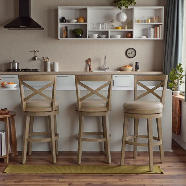 GRACE BH STOOL BROWN - Yalz Store