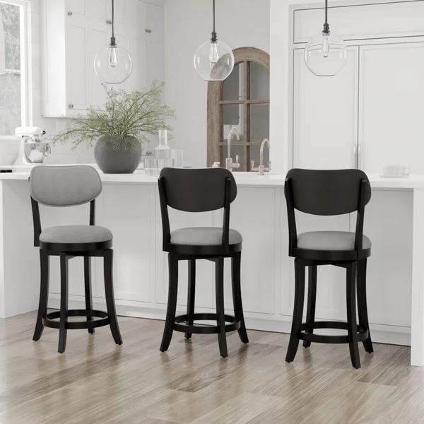 SAUL 25" SWIVEL BARSTOOL