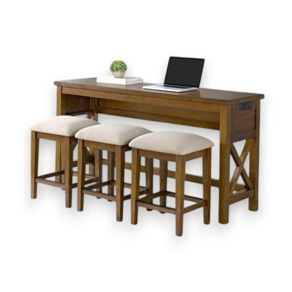 LATHAN 4PC SOFA TABLE - Yalz Store